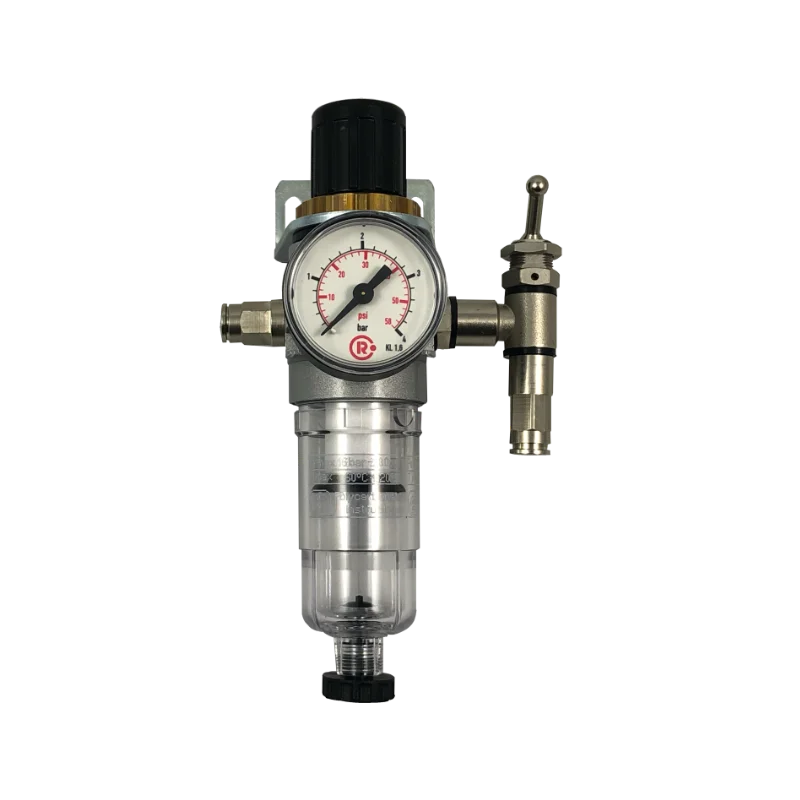 Filterregler mit Kipphebelventil für iTEC-C System Filterregler mit Schaltventil für iTEC-C
